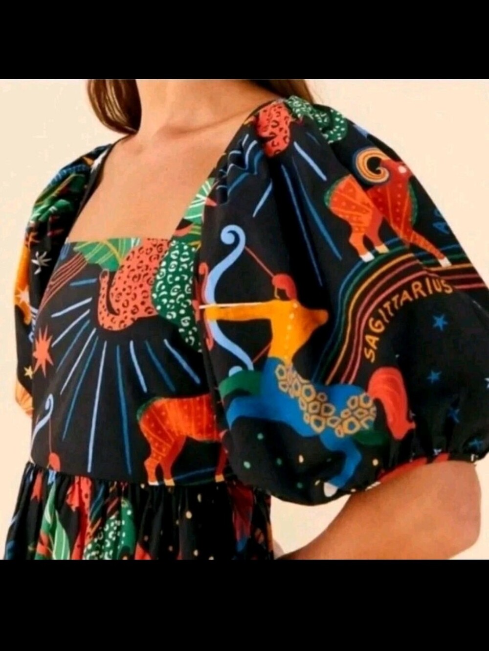 Farm Rio Zodiac Minidress - Picture 4 of 6